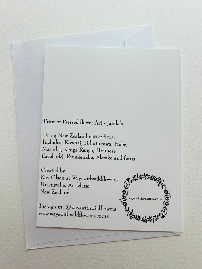 Card - Jandals