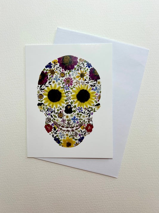 Card - Skull in Bloom