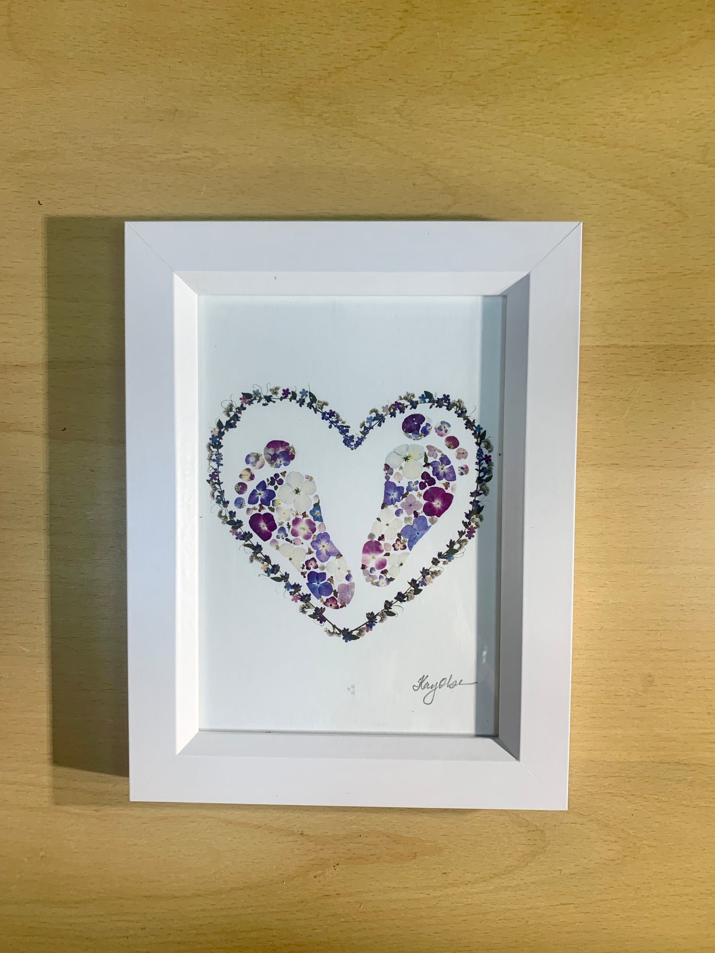 13cmx18cm framed print  - Oh baby