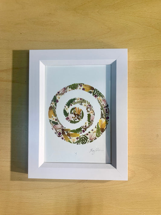 13cmx18cm framed print  - Koru