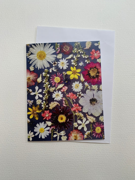 Card - Blue Collage
