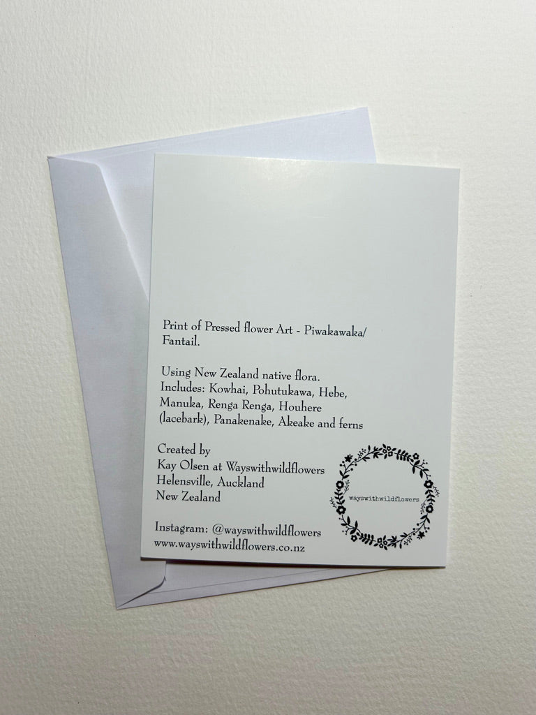 Card - Piwakawaka