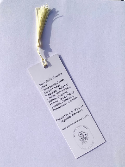 New for 2026 - Bookmark - NZ native flora