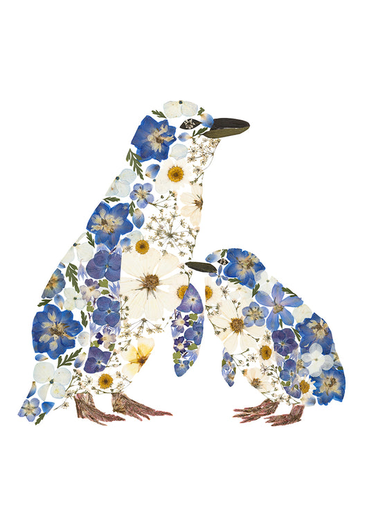 Art Print - Blue Penguins- New for 2026